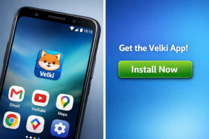 Get the Velki app now